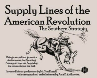 Supply Lines of the American Revolution: The Southern Strategy (new from Hollandspiele)