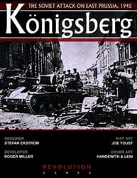 Konigsberg: The Soviet Attack on East Prussia, 1945 (new from Revolution Games)