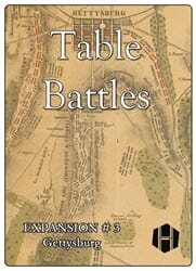 Table Battles Expansion No. 3: Gettysburg (new from Hollandspiele)