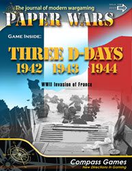 Paper Wars, Issue 108: Three D-Days (new from Compass Games)