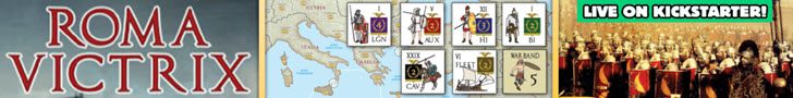 Roma Victrix live on Kickstarter from Comipass Games