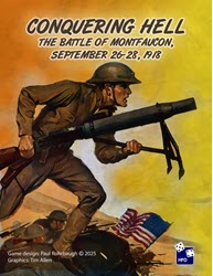 Conquering Hell: The Battle of Montfaucon (new from High Flying Dice Games)